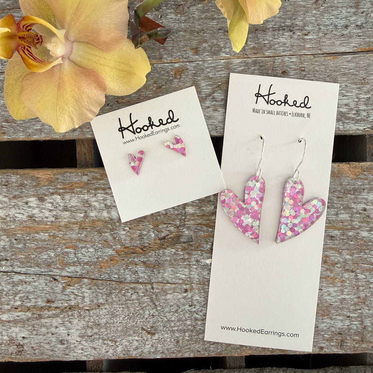 Magical Heart Hoop Earrings