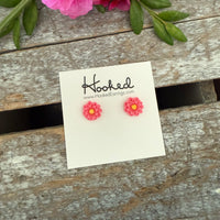 Darling Dahlia Stud Earrings