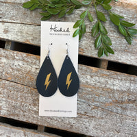 A Little Bit Custom - Lightning Bolt Teardrops - Medium