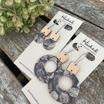 Autumn Sky Suspended Stack Earrings - Small