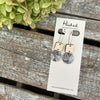 Autumn Sky Suspended Stack Earrings - Small
