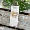 Wooden Cutout Earrings - Tornado - Custom Colors