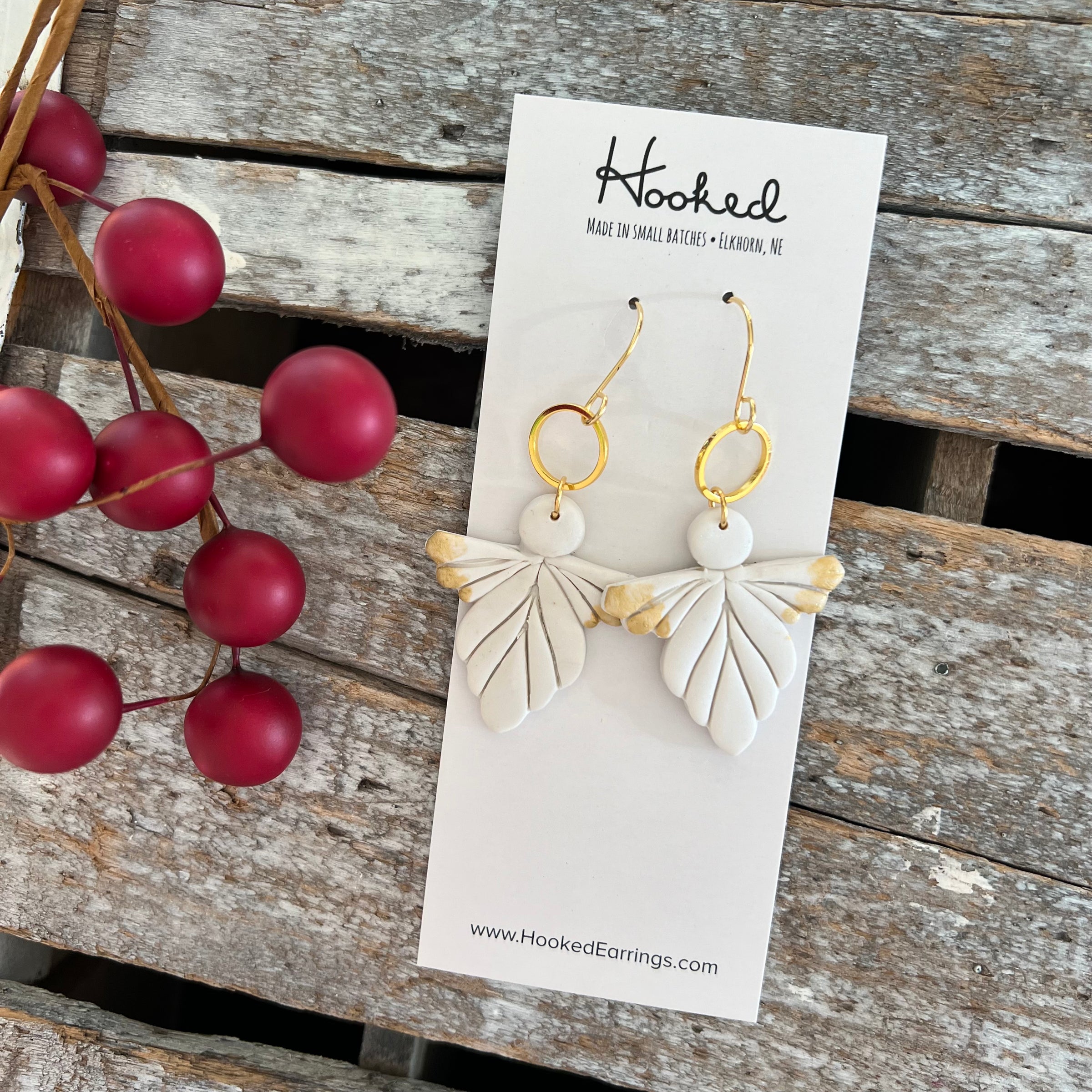 Angel 2025 earrings gold