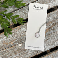 Kids’ Charm Necklace + Silk Jewelry Wallet Gift Set
