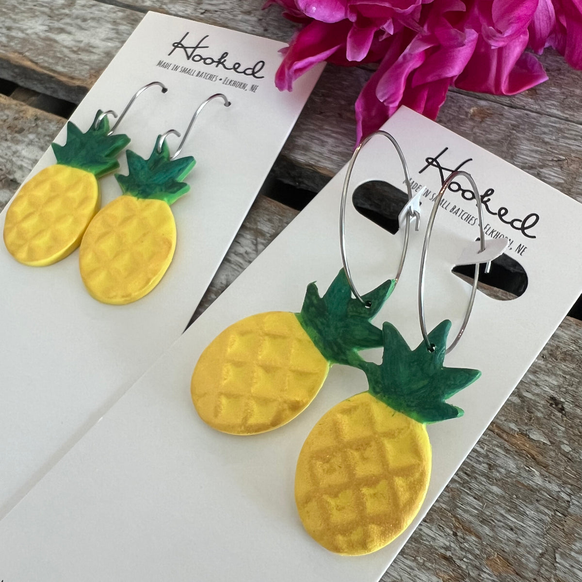 Perfect Pineapple Earrings - Small and Medium