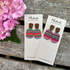 Serape Stripe Earring Stacks - Small and Medium