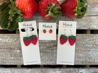 Sweet Strawberry Stud Earrings