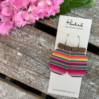 Serape Stripe Earring Stacks - Small and Medium