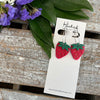 Sweet Strawberry Earrings - Small and Medium