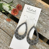 Hexagon Teardrop Cutouts in Ash - Medium