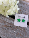 Mirrored Turtle Studs
