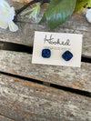 Druzy-Style Square Studs - 10mm
