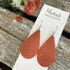 Honeycomb Teardrops in Papaya - Medium