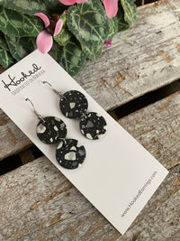 Black Granite Stacked Rounds - Small