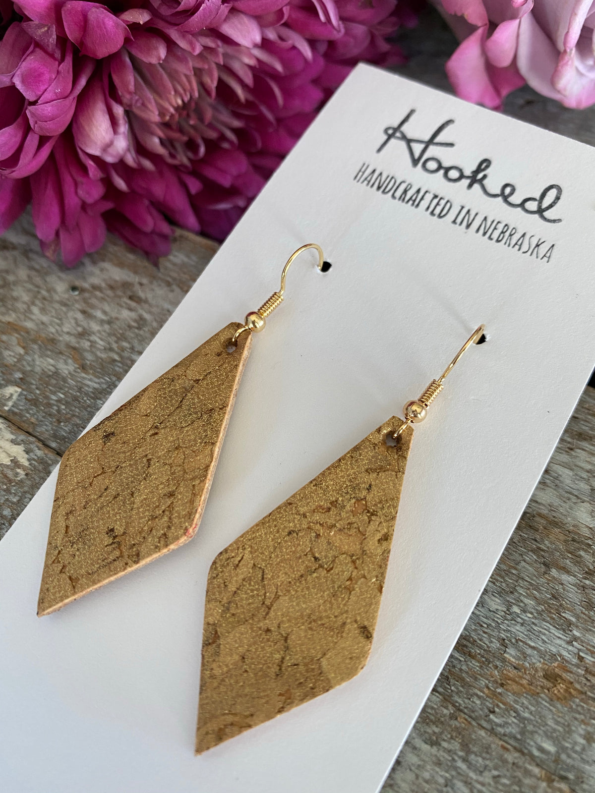 Small Diamonds in Gilded Cork