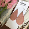 Double Rose Snake Skin Teardrops - Medium