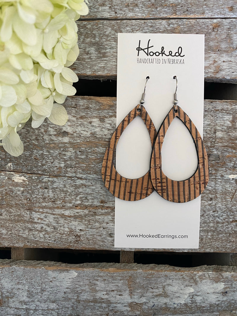 Pinstripe Cork Cutouts - Medium
