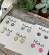 Opal Sparkle Studs - 8mm