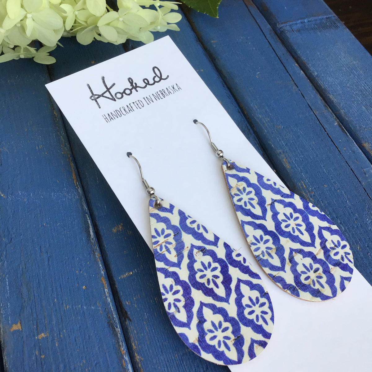 Coastal Tile Cork Teardrops - Medium