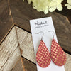 SALE Mermaid Shimmer Teardrops in Punch - Medium