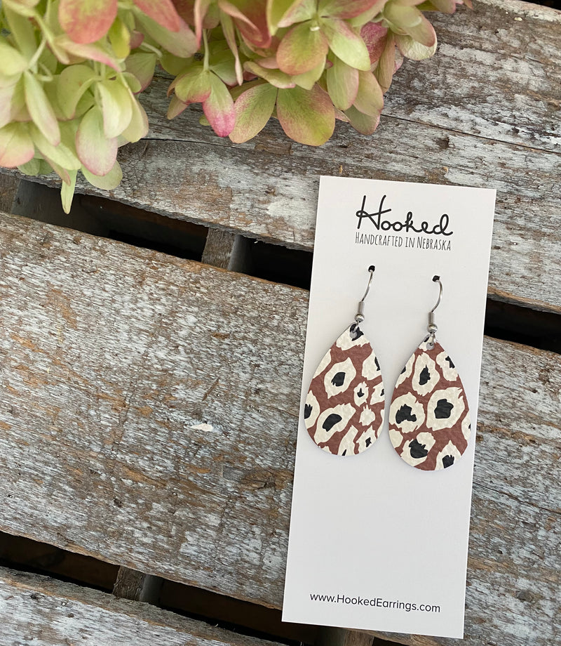 Arabian Leopard Teardrops - Small