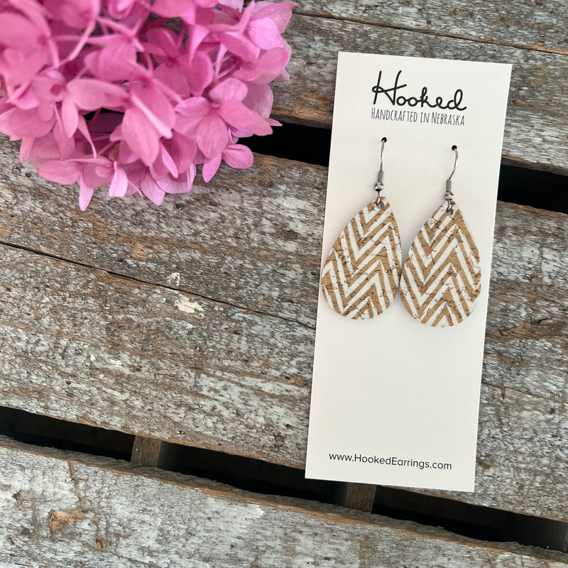 Gilded Goddess Cork Teardrops - Small