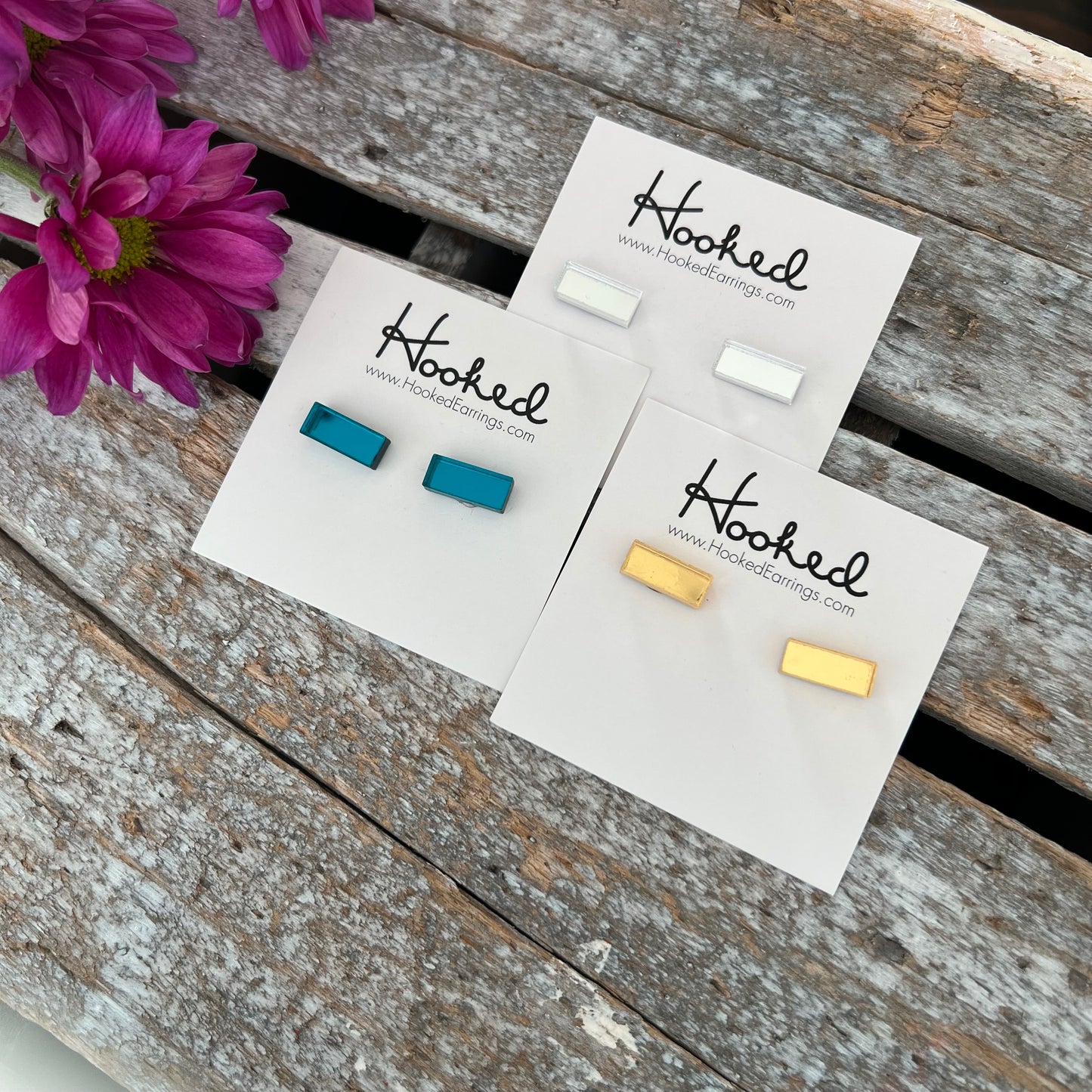 Rectangular Bar Studs - 12x5mm