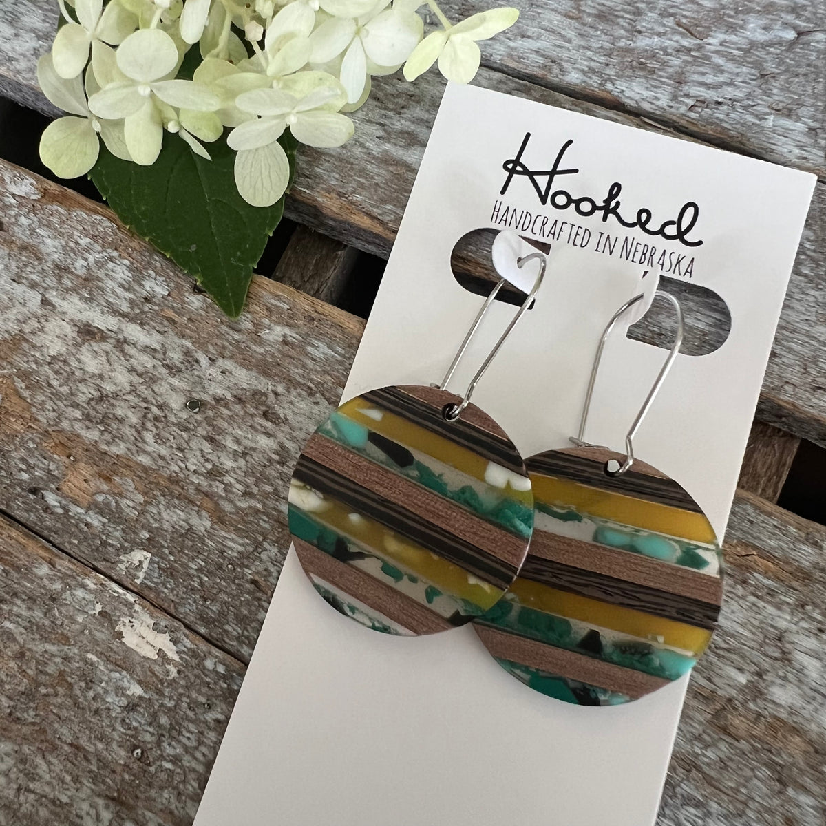 Fusion Striped Wood Rounds - Small/Medium