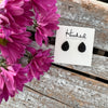 Sparkling Teardrop Studs - Small
