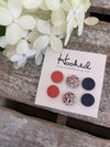 Glitter Leather Stud Collection - Three Pack - Sprinkles