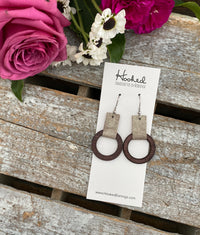 Looped Wooden Hoops - Size Small