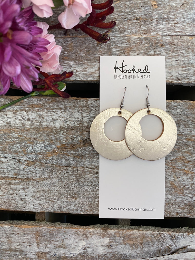 Champagne Cork Circle Cutouts