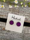 Druzy-Style Round Studs - Colors - 12mm