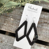 Diamond Cutouts in Crushed Onyx - Large
