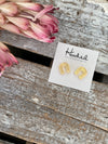 Lucky Etched Studs