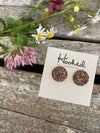 Druzy-Style Round Studs - 14mm