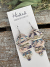 Small Watercolor Stripe Cork Hyacinths