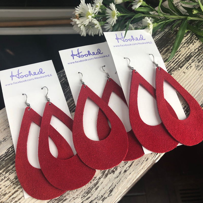 Cherry Suede Cutouts - XL