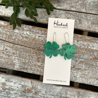 Suspended Shamrocks- Marbled Green