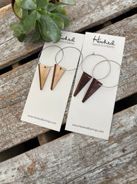 Dropped Wooden Triangles - Medium