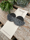 Moonflower Suspended Stacks - Charcoal Leopard - Small/Medium