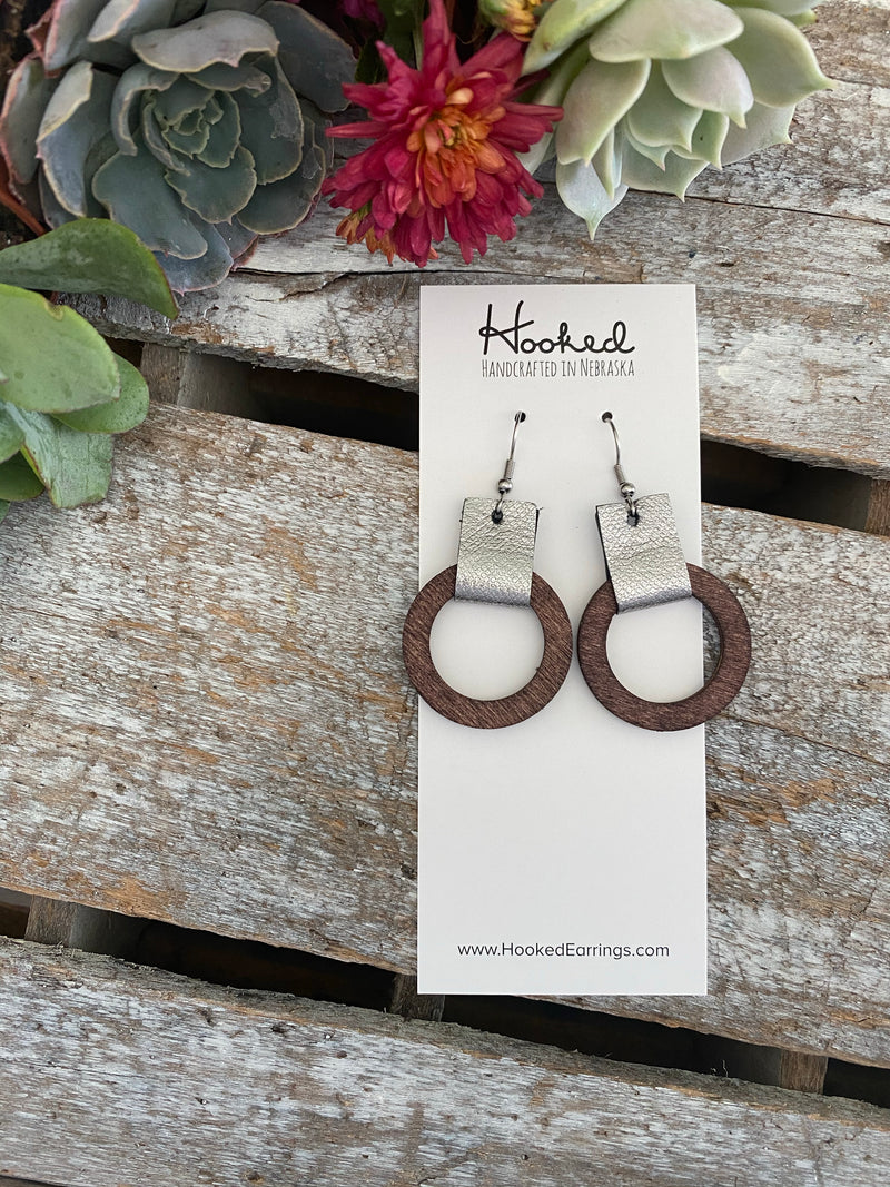 Looped Wooden Hoops - Size Small