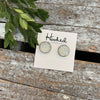 Druzy-Style Round Studs - 14mm