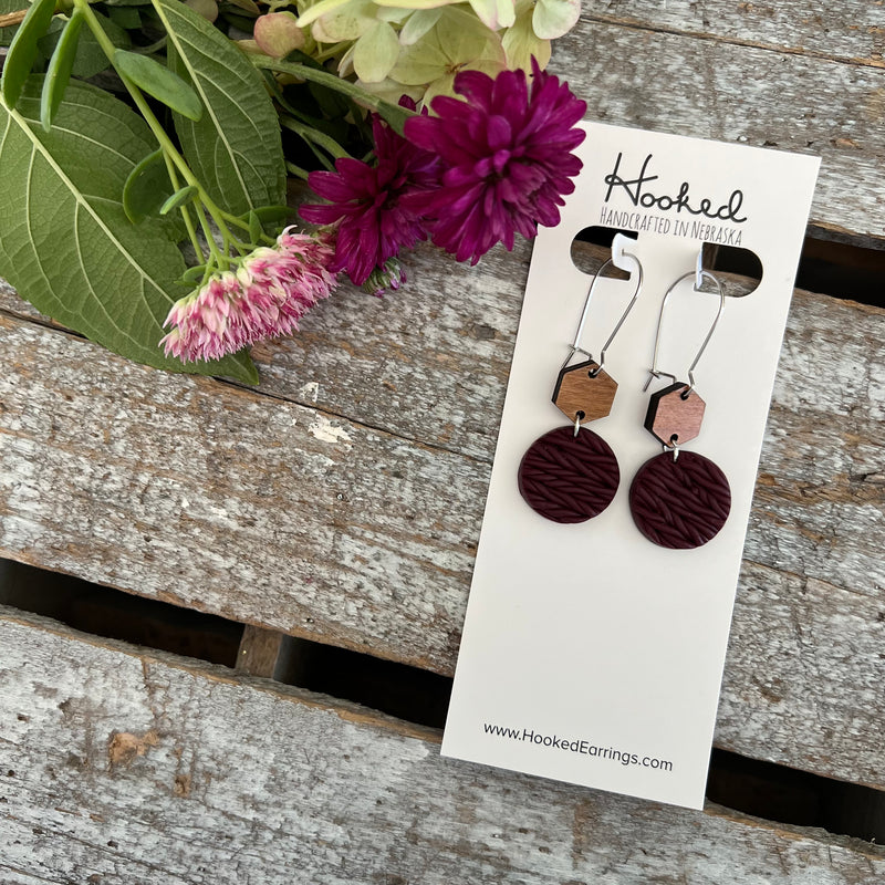 Wooden & Wine Sweater Stacked Circles - Small