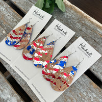 Old Glory Cork Teardrops - Medium