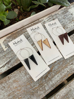 Dropped Wooden Triangles - Medium