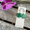 Suspended Shamrocks- Marbled Green