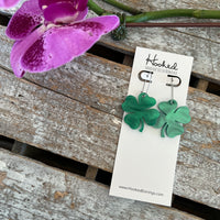 Suspended Shamrocks- Marbled Green