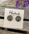 Druzy-Style Round Studs - 14mm