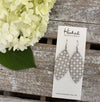 Filigree Petals in Silver Gray - Medium